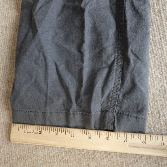 Onia Mens Pants Large Gray Collin Drawstring Linen Blend NEW - Picture 4 of 10